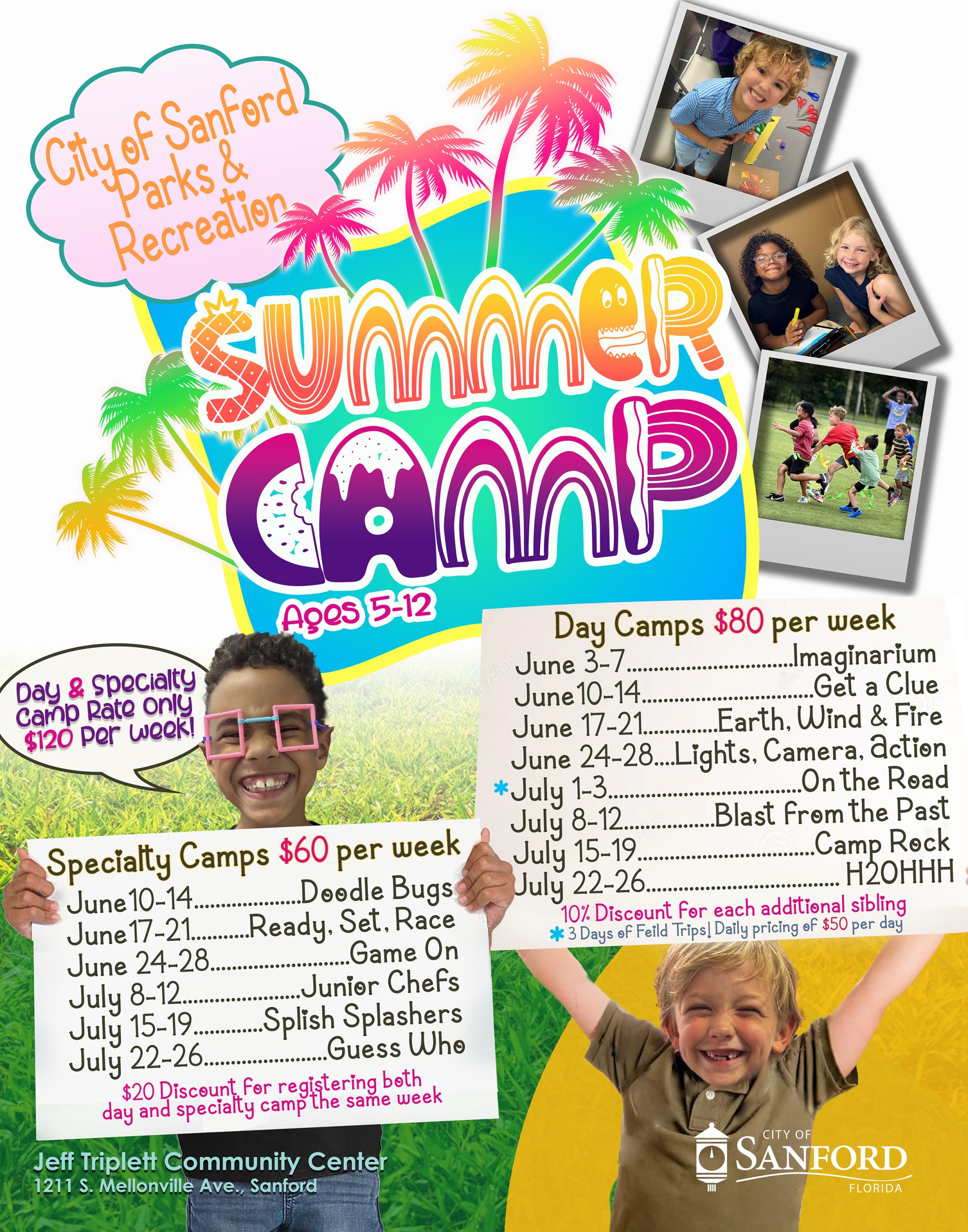 Summer Camp Registration! - Sanford Main