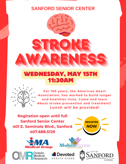 Stroke Awareness at the Senior Center