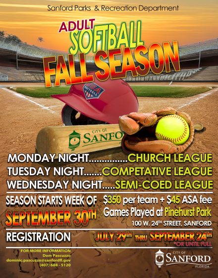Fall Adult Softball Registration