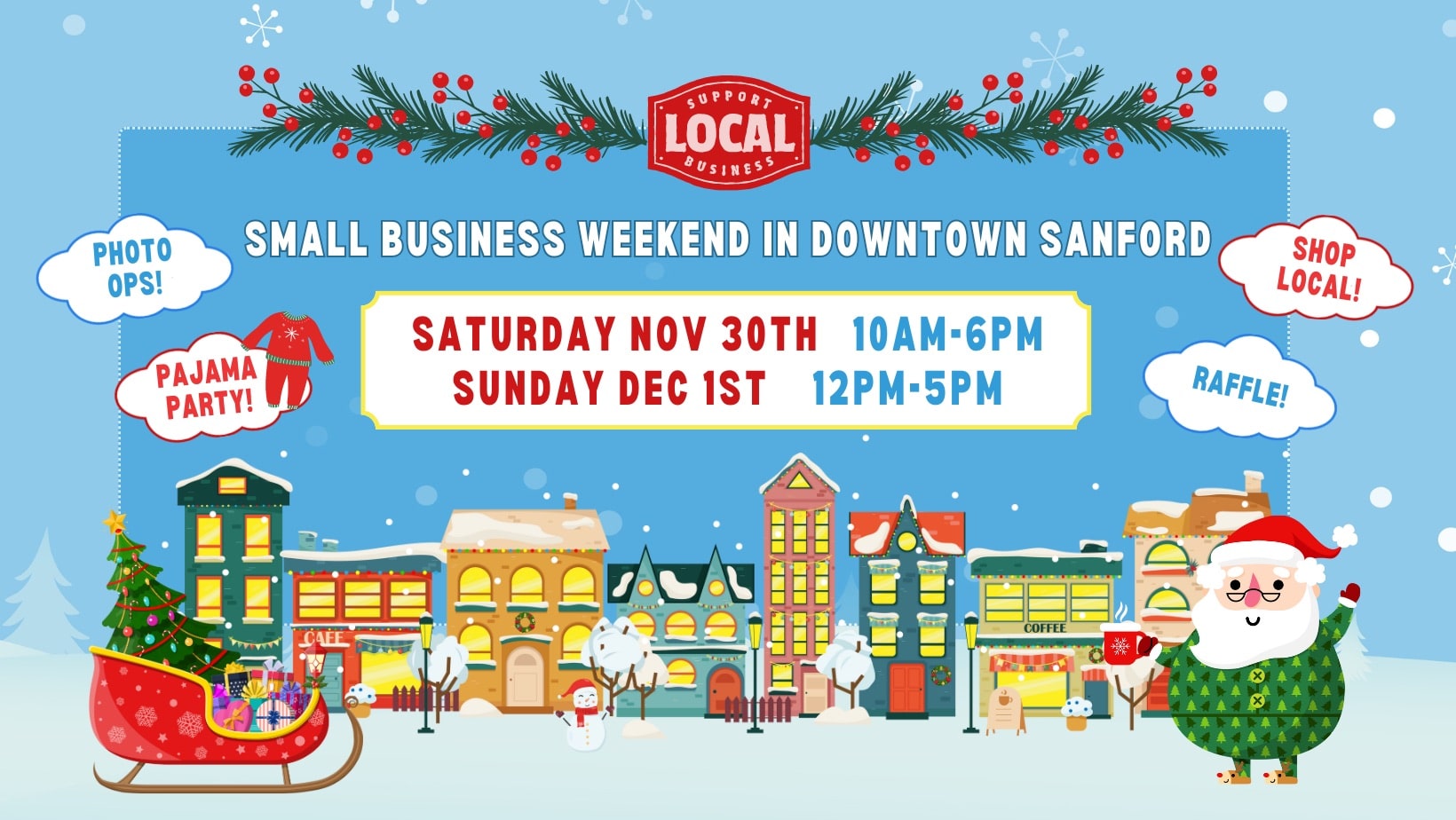 Shop Small Business Weekend in Downtown Sanford Sanford Main
