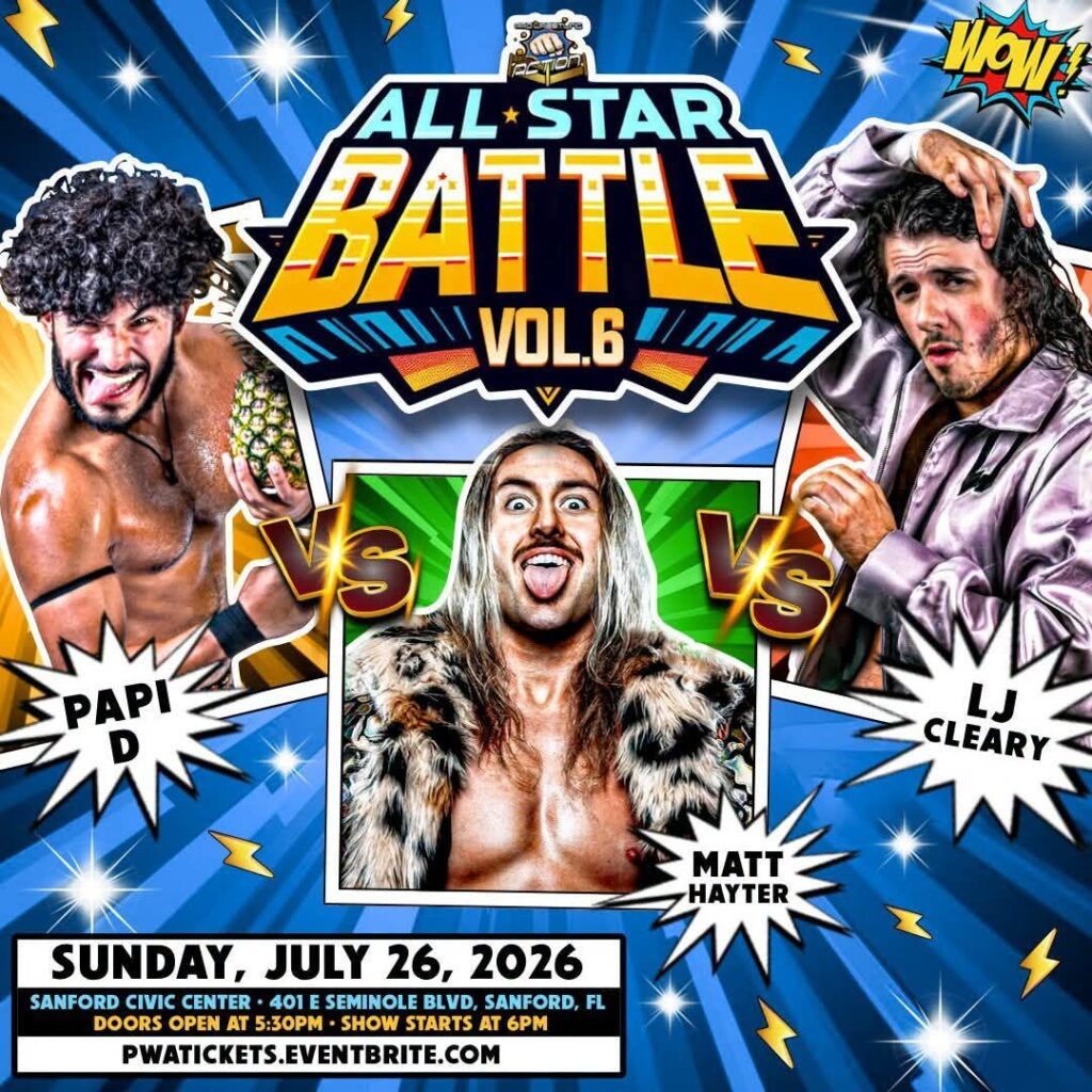 All Star Wrestling Flier