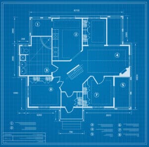 blueprints of a house