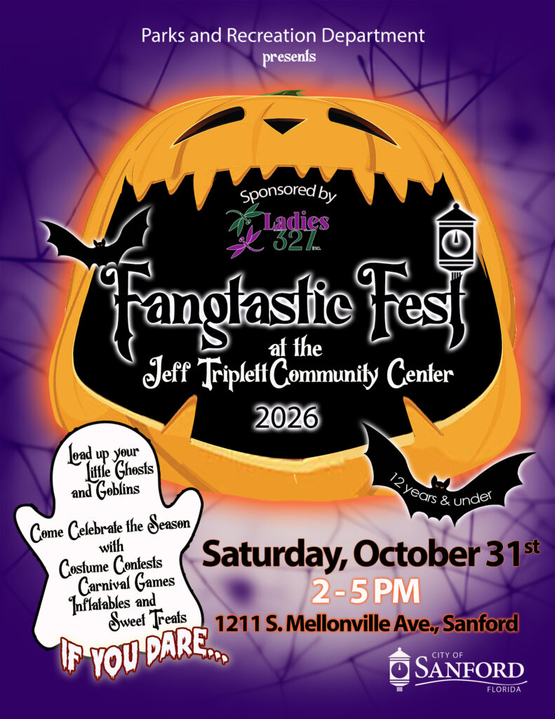 FANGtastic Fest Flyer 2-5 PM on 10/31.