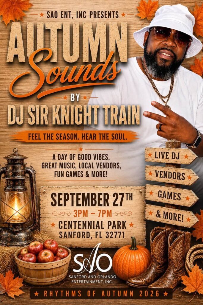 Rhythms of Autumn Flier - Official Host Myriel Reid