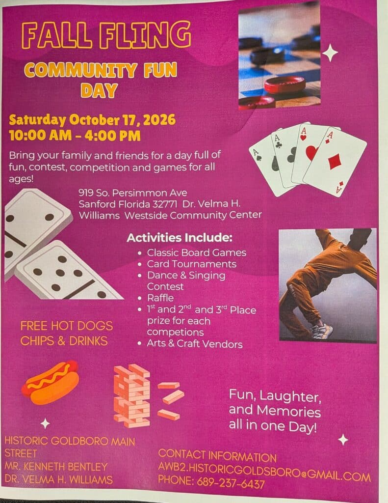 Fall Fling Day Event Flier