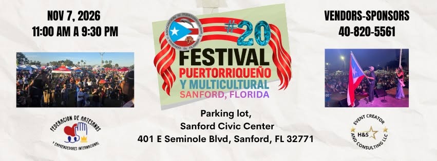 Festival Puertorriqueno & Multicultural Flier