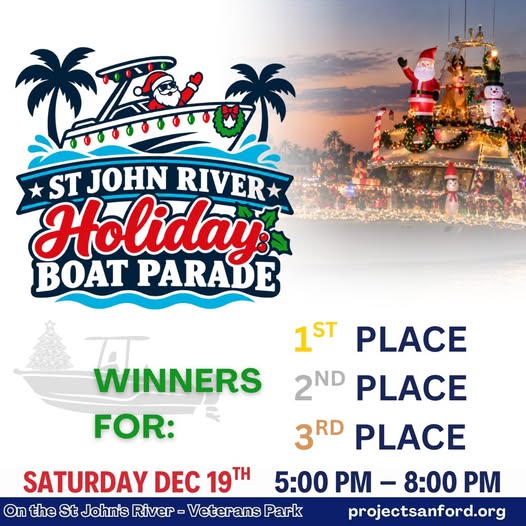 Holiday Boat Parade Event Flier