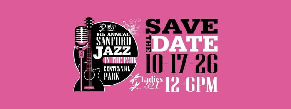 9th Annual Sanford Jazz in the Park Music Festival social media bubble